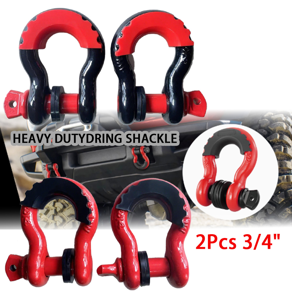 D Ring Shackle 3/4 - Manilha de anel d, 2 peças,