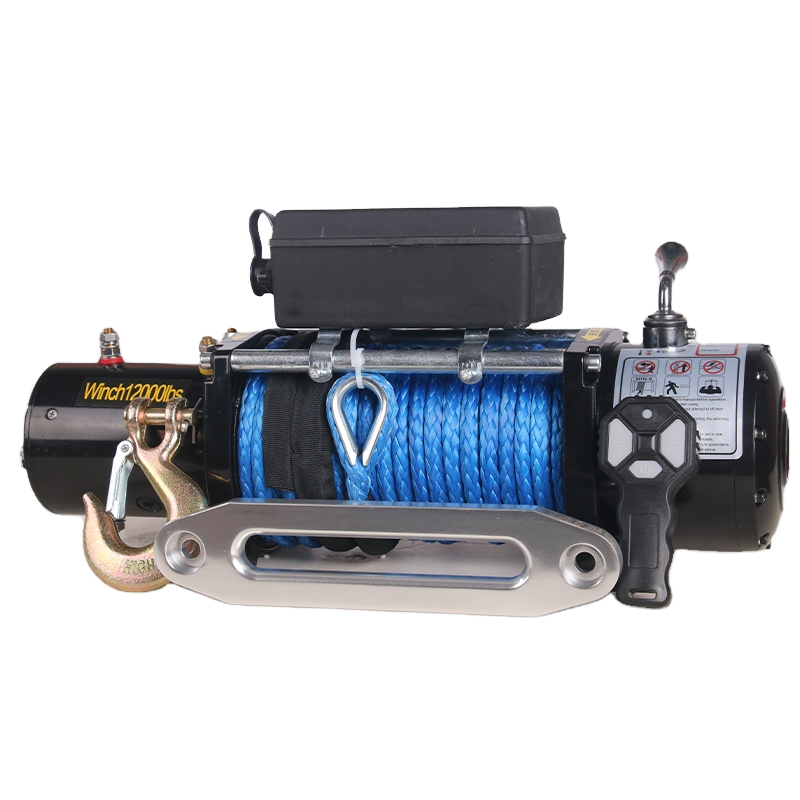 Winch 12000Lb Synthetic Rope - Guincho Elétrico 12V 24V com Cabo