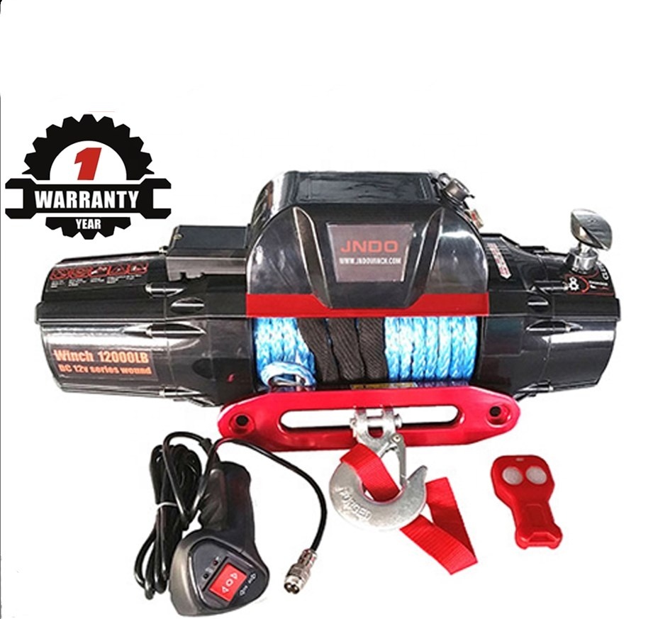 Winch 12000Lb Synthetic Rope - Guincho Elétrico 12V com Cabo Sintético