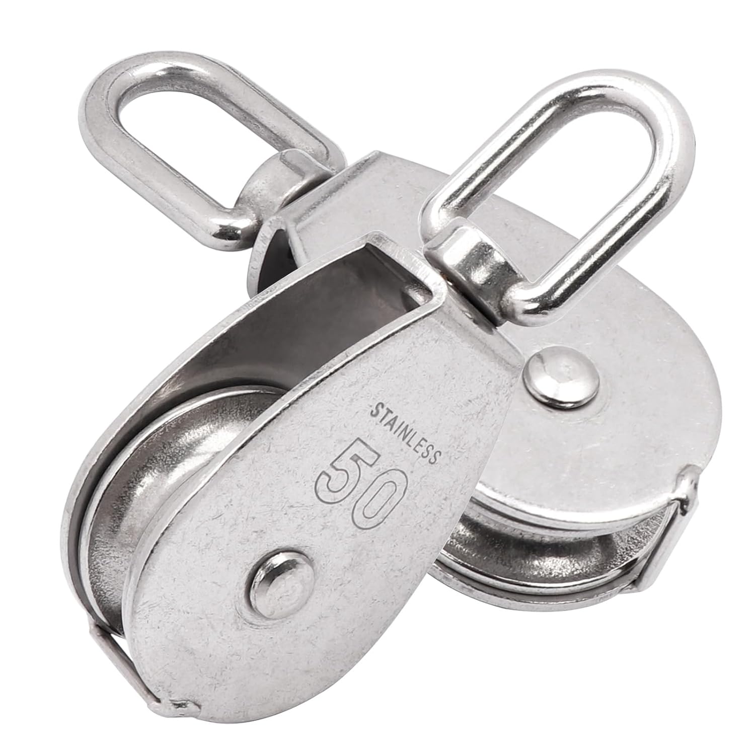 Snatch Block Pulley 10 Ton - Polia de cabo de aço inoxidável,