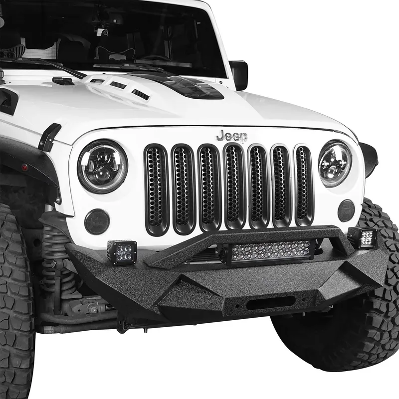 para Jeep Wrangler JK JL, para - Winch Bumper Mount Plate avaliação e preço