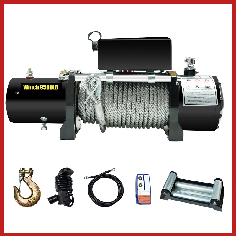 Guincho de recuperação off-roa - Winch 9500Lb Electric 12V avaliação e preço