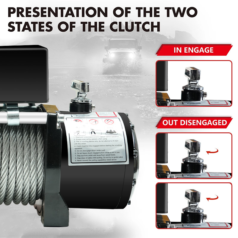 Guincho de recuperação off-roa - Winch 9500Lb Electric 12V avaliação e preço