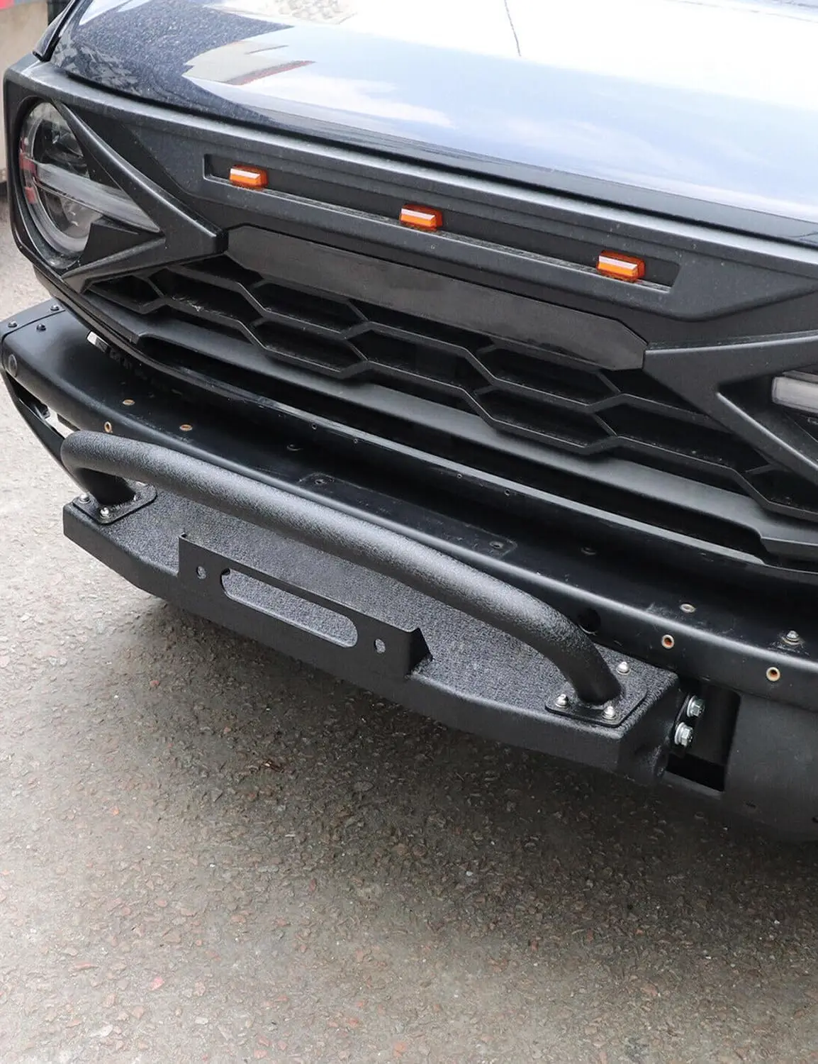 2021-2023 Mustang Off-road Bru - Winch Bumper Mount Plate avaliação e preço