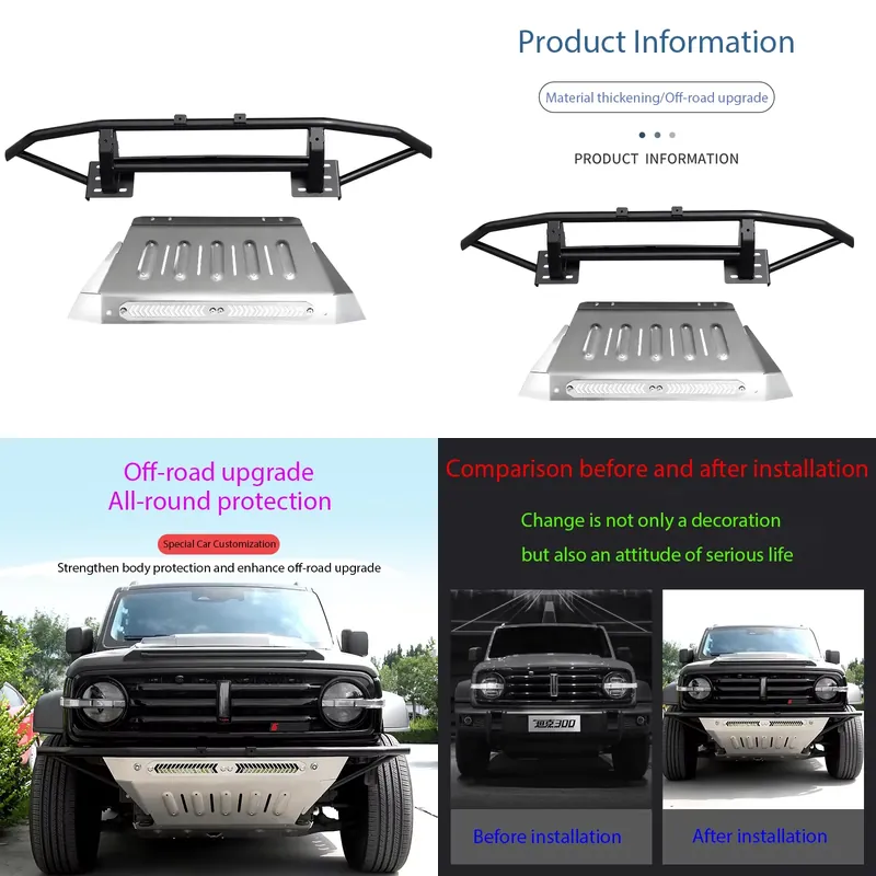 Para Tank 300, para-choque dia - Winch Bumper Mount Plate avaliação e preço