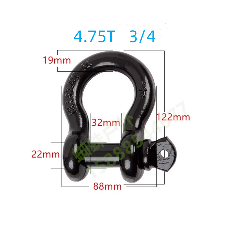 Anel Manilha Caminhão De Reboq - D Ring Shackle 3/4 avaliação e preço