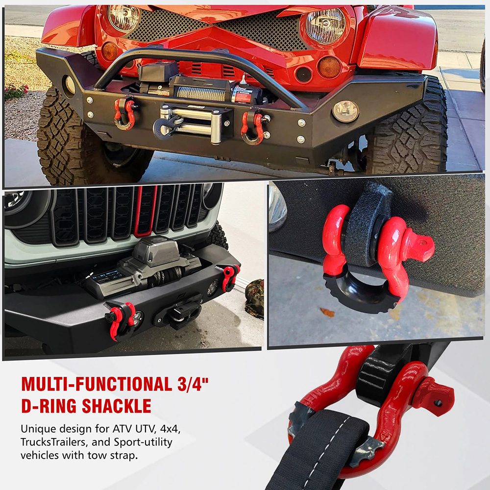 Gancho de reboque universal pa - D Ring Shackle 3/4 avaliação e preço