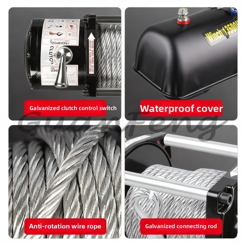 Guincho Elétrico 12V/24V 9500L - Winch 9500Lb Electric 12V avaliação e preço