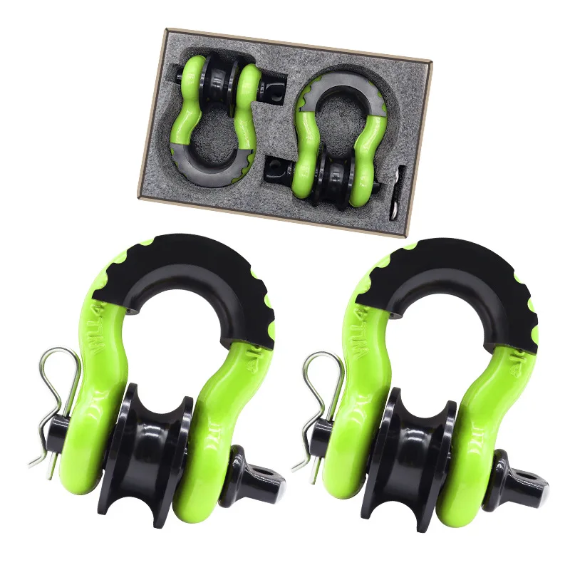 2PCS Bloco de Guincho 4.7T, Ma - D Ring Shackle 3/4 avaliação e preço