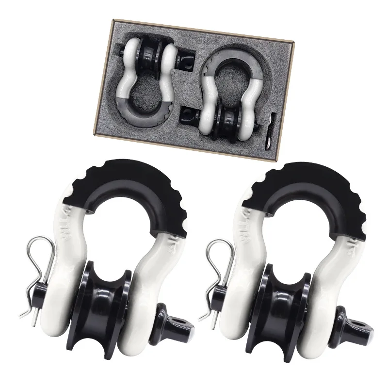 2PCS Bloco de Guincho 4.7T, Ma - D Ring Shackle 3/4 avaliação e preço