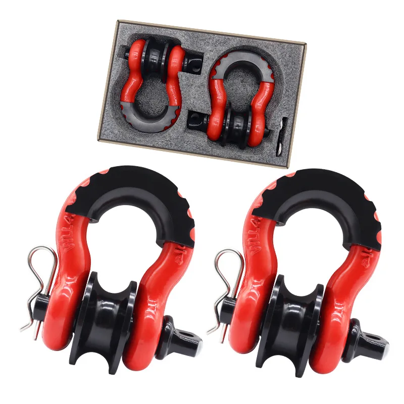 2PCS Bloco de Guincho 4.7T, Ma - D Ring Shackle 3/4 avaliação e preço