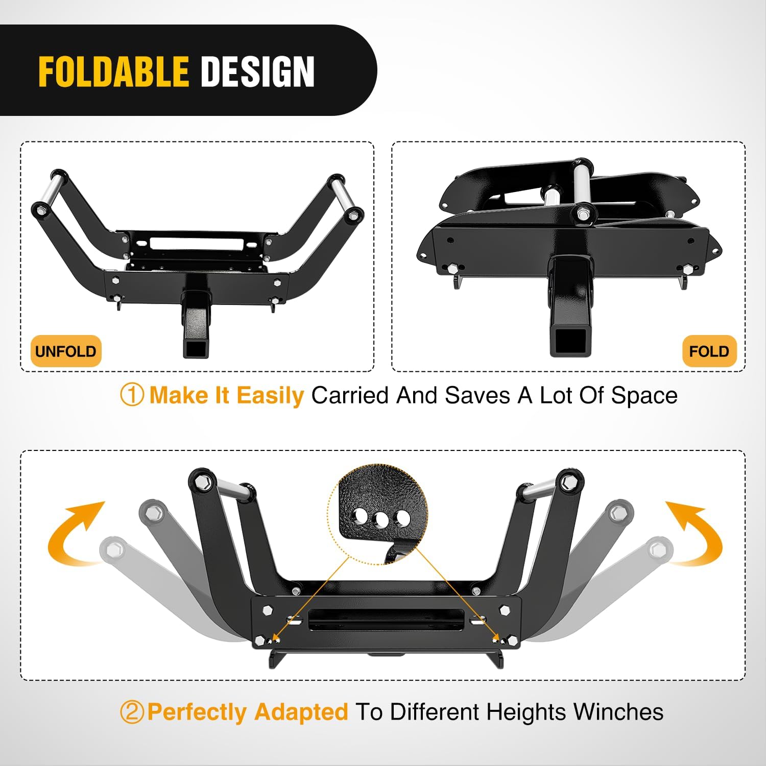 Novos Produtos para Recuperaçã - Winch Bumper Mount Plate avaliação e preço