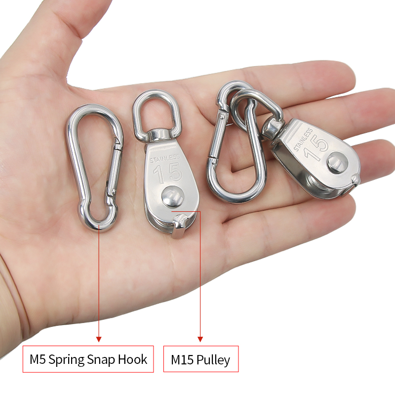 2-6 Peças de Polias de Aço Ino - Snatch Block Pulley 10 Ton avaliação e preço
