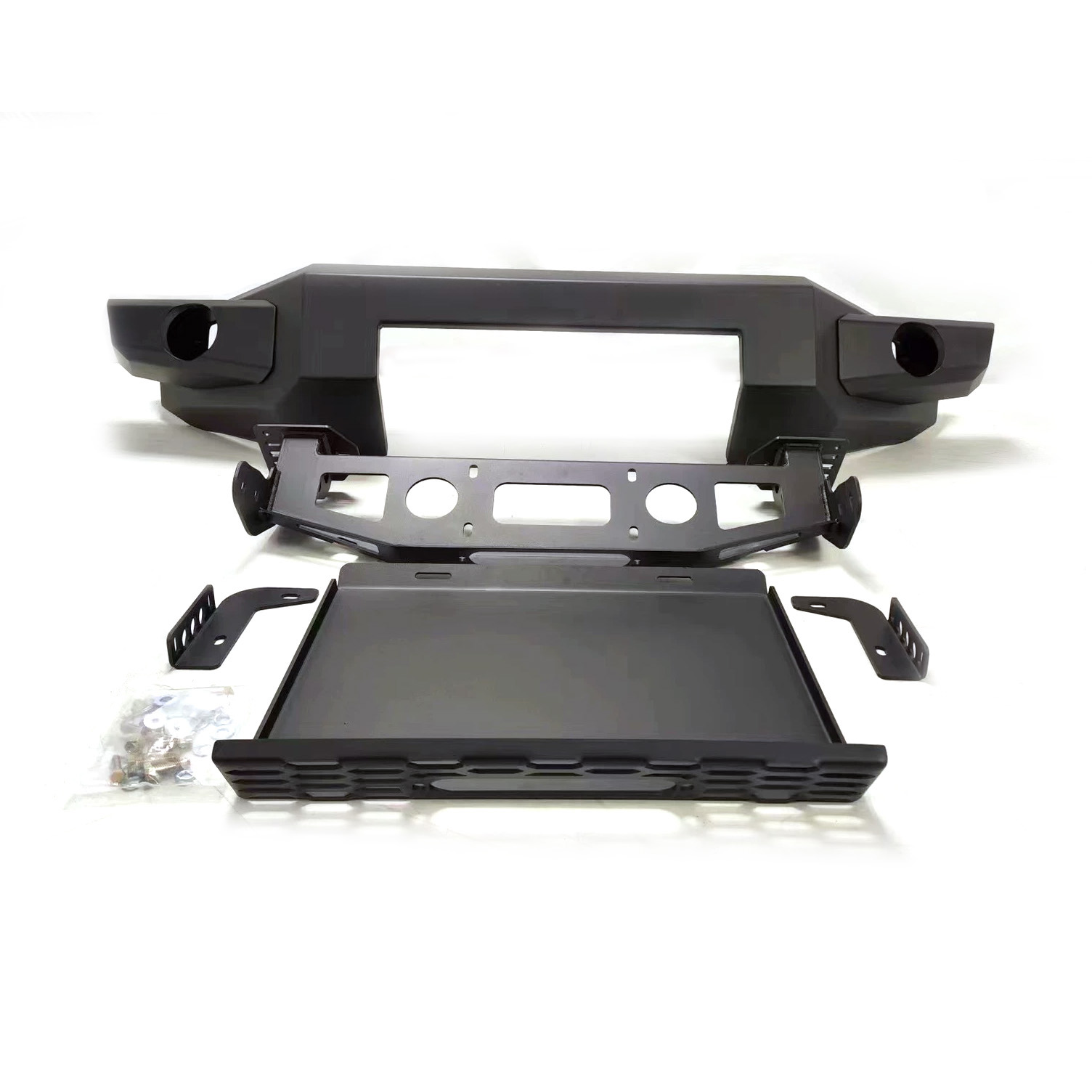 Para-choque dianteiro preto te - Winch Bumper Mount Plate avaliação e preço