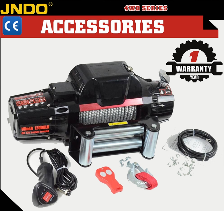 Guincho Elétrico 12V com Cabo  - Winch 12000Lb Synthetic Rope avaliação e preço