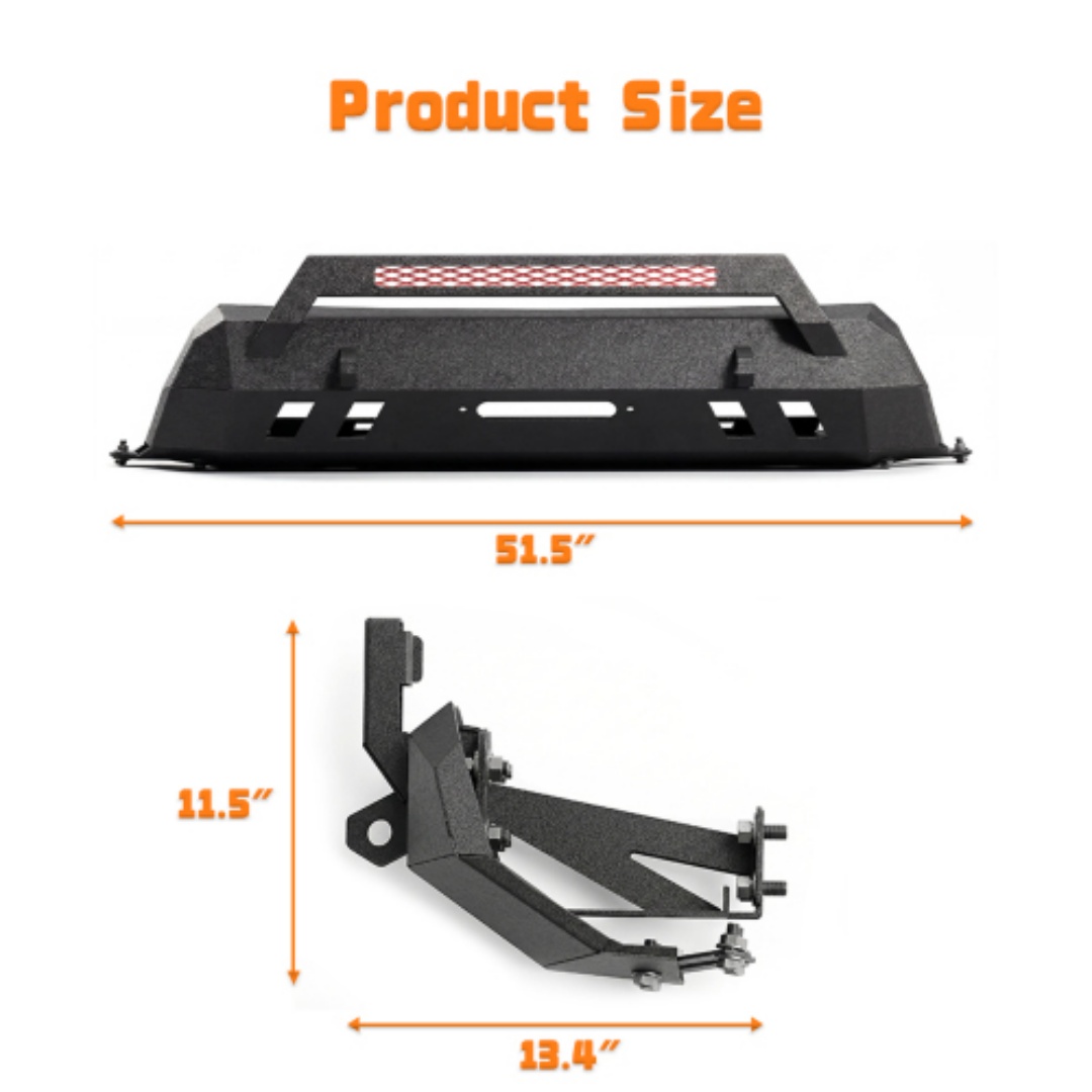 Para-choque dianteiro de aço c - Winch Bumper Mount Plate avaliação e preço